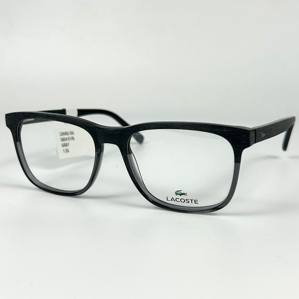 Lacoste L2849 035 Unisex Eyeglasses Frame Gray Plastic Full Rim 54-17-145 mm